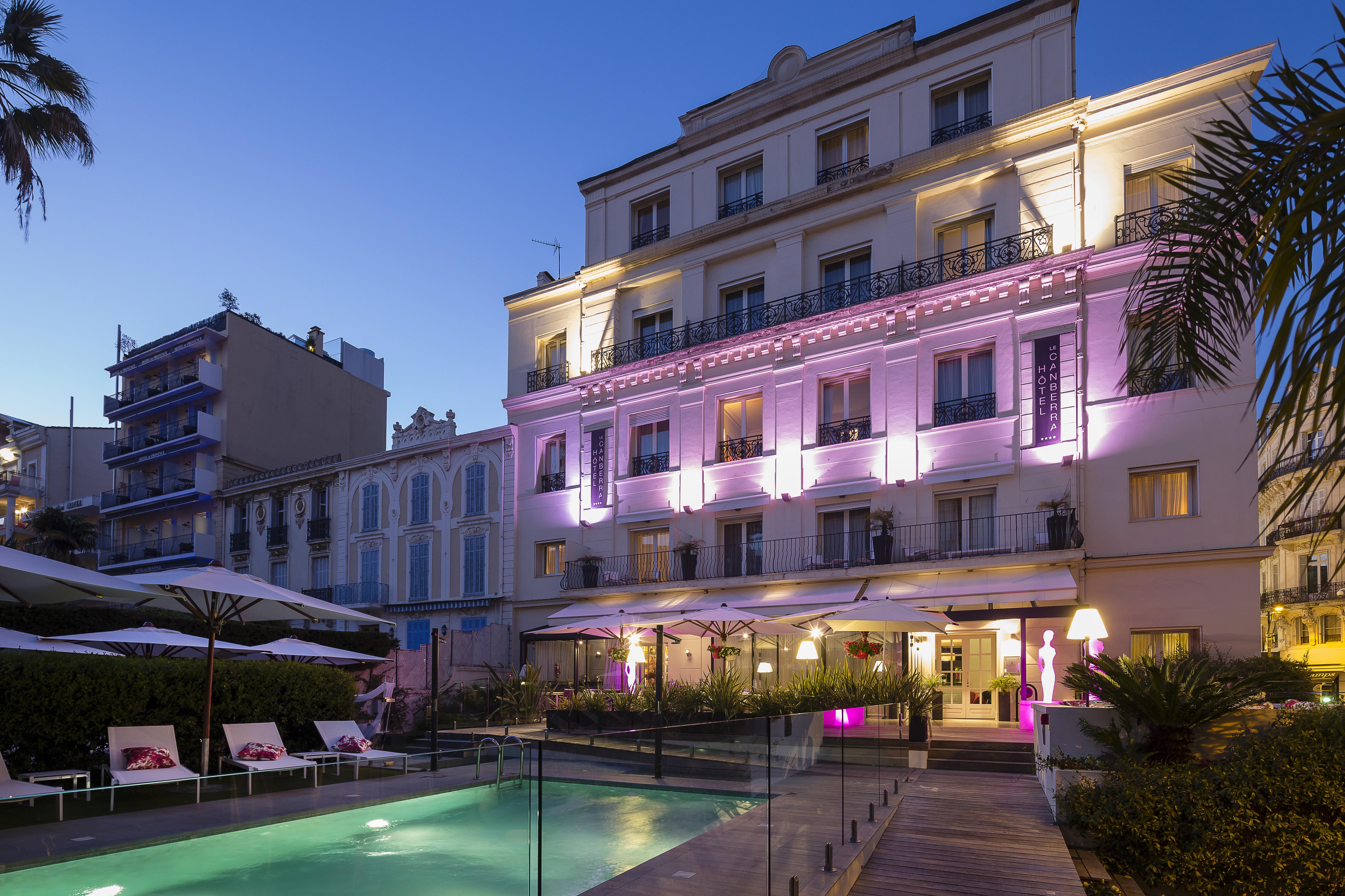 Hotel Le Canberra Cannes Exteriör bild